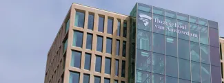 Gevel Natuursteen Hogeschool Amsterdam