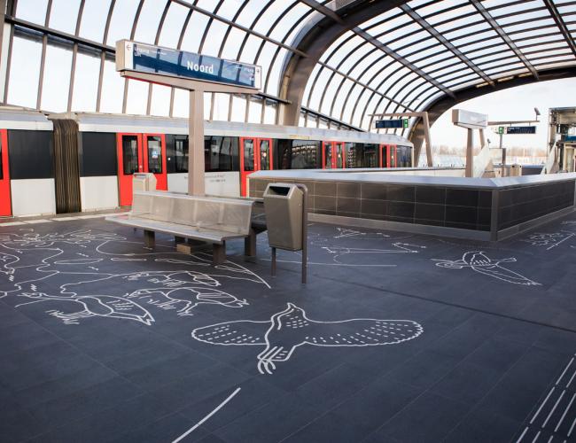 Vloeren - Natuursteen - NS Station Noord Amsterdam