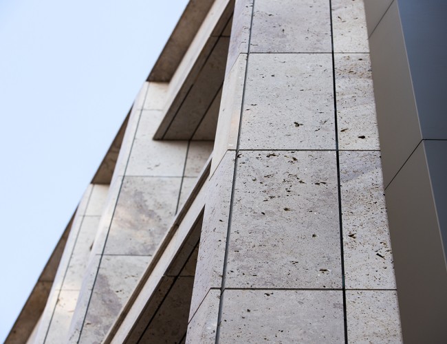 Detail gevelproject - Mutsaerts Natuursteen Oisterwijk