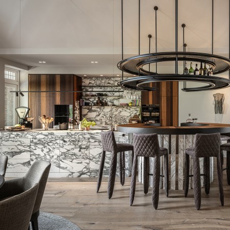 Keuken van Arabescato marmer - Mutsaerts Natuursteen