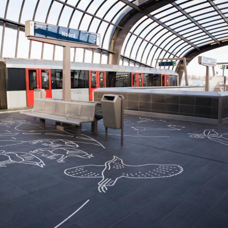 Vloeren - Natuursteen - NS Station Noord Amsterdam